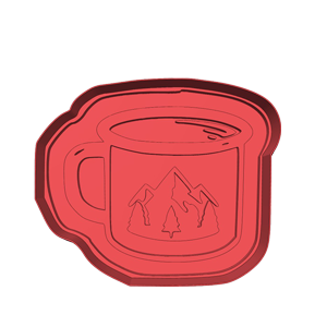 Mug & Tent Cookie Cutter