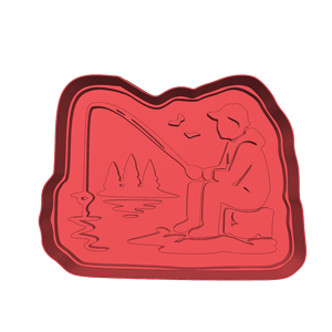 Bear in the Woods Cookie Cutter