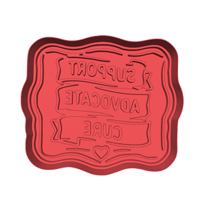 Support Advocate Cure Cookie Cutter