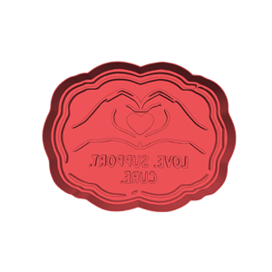 Love Support Cure Cookie Cutter