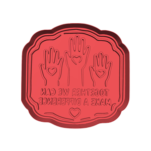 Together We Can Make a Difference Cookie Cutter