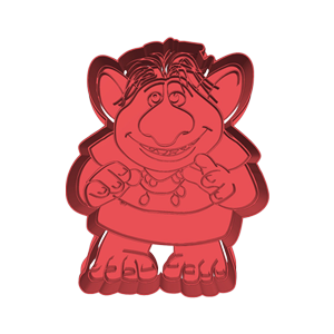 Frozen Troll Cookie Cutter