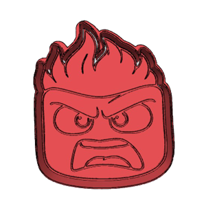 Anger Cookie Cutter