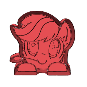Applejack Cookie Cutter