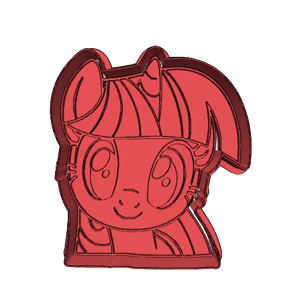 Twilight Sparkle Cookie Cutter