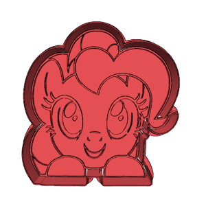 Pinkie Pie Cookie Cutter
