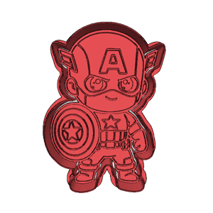 Captain America Cookie Cutter