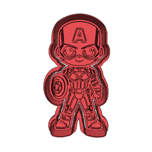 Captain America Cookie Cutter