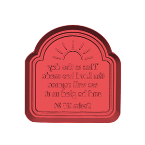 Those Who Hope in the Lord Will Renew Their Strength Cookie Cutter