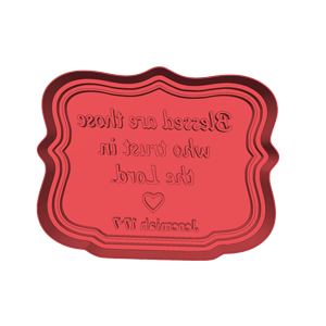 The Lord Will Fight for You Cookie Cutter
