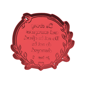 Joshua 1 Cookie Cutter