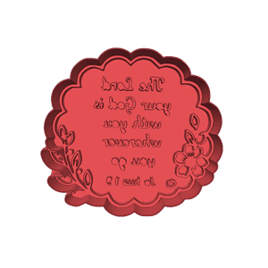Joshua 1:9 Cookie Cutter