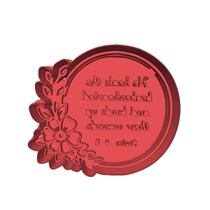 Psalm 34 Cookie Cutter