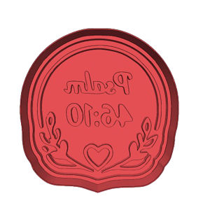 Psalm 46:10 Cookie Cutter