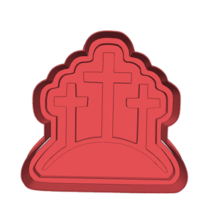 Three Crosses Cookie Cutter