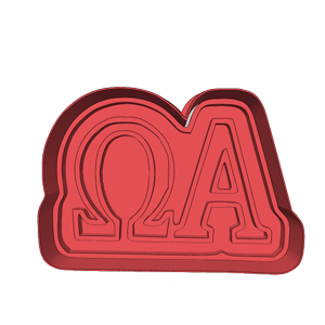 Alpha and Omega Cookie Cutter