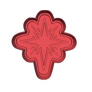 Christian Christmas Star Cookie Cutter