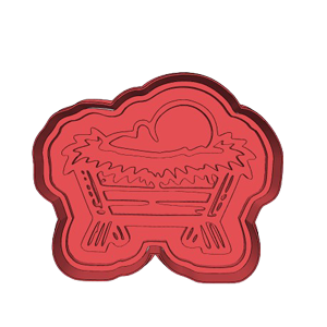 Christian Baby Jesus Manger Cookie Cutter