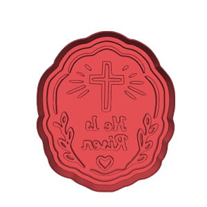 He Is Risen Cookie Cutter