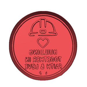 Building Together in Faith & Love Cookie Cutter