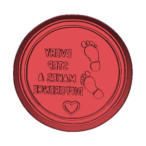 Every Step Makes a Difference Cookie Cutter