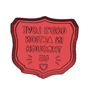 God’s Love in Action Through Us Cookie Cutter