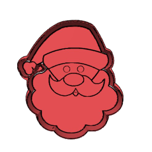 Santa Face Cookie Cutter
