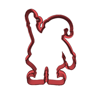 Santa Waving Cookie Cutter