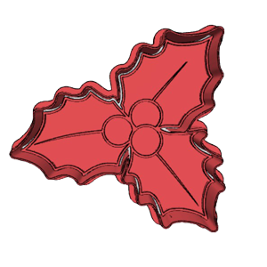 Holly Berries Cookie Cutter
