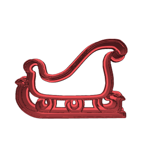 Sleigh Cookie Cutter