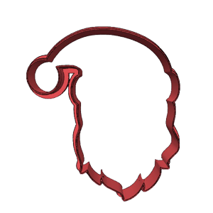 Santa Face Cookie Cutter