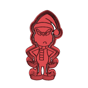 Grinch Angry Cookie Cutter