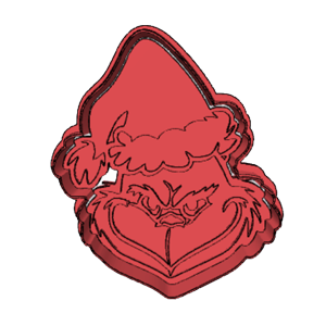 Grinch Smilling Cookie Cutter