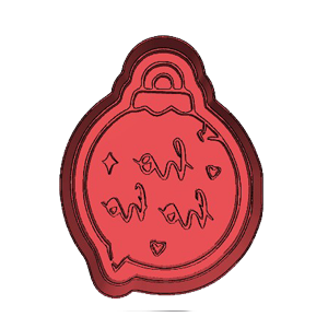 Christmas Bauble Ornament Cookie Cutter