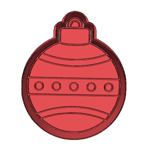 Christmas Bauble Ornament Cookie Cutter