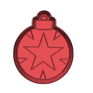 Christmas Bauble Ornament Cookie Cutter