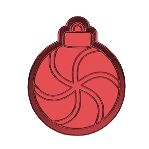 Christmas Bauble Ornament Cookie Cutter