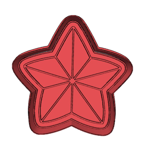Christmas Star Ornament Cookie Cutter