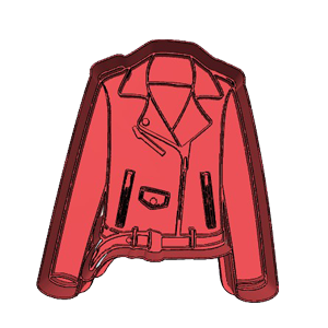 Leather Jacket Cookie Cutter