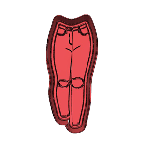 Jeans Pants Cookie Cutter