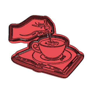 Coffee Lover Coffee & Teacup Cookie Cutter