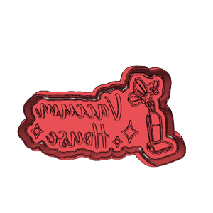 Vacuum House Cookie Cutter