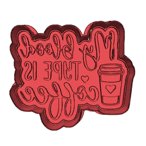 Blood Type is Coffee Cookie Cutter