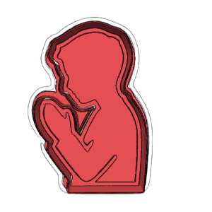 Confirmation Praying Hands Cookie Cutter