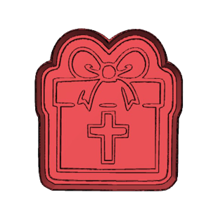 Confirmation Gift Box with Cross Cookie Cutter