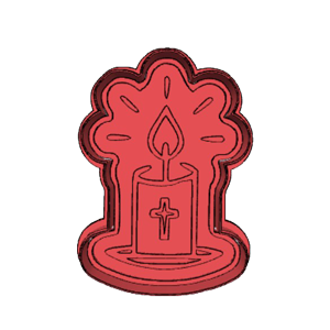Confirmation Cross & Heart Cookie Cutter