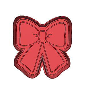 Coquette Large Bow Cookie Cutter