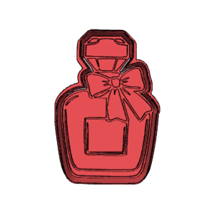 Coquette Gift Box with Bow Cookie Cutter
