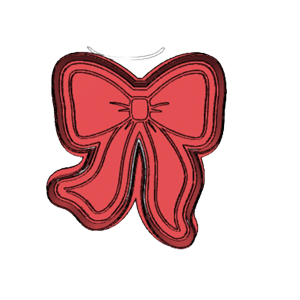 Coquette Bow Cookie Cutter