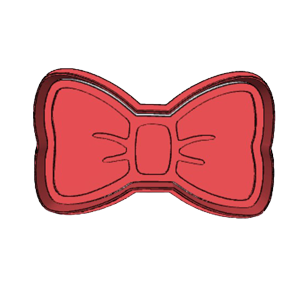 Coquette Bow Tie Cookie Cutter